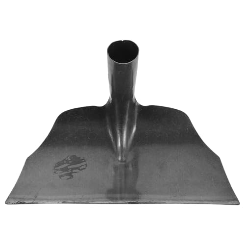 SAFIGLE Pala de Limpieza de estiércol para establos de Ganado y Caballos, Acero al manganeso 30 cm, Herramienta de Limpieza para Corral de Vacas y Rancho