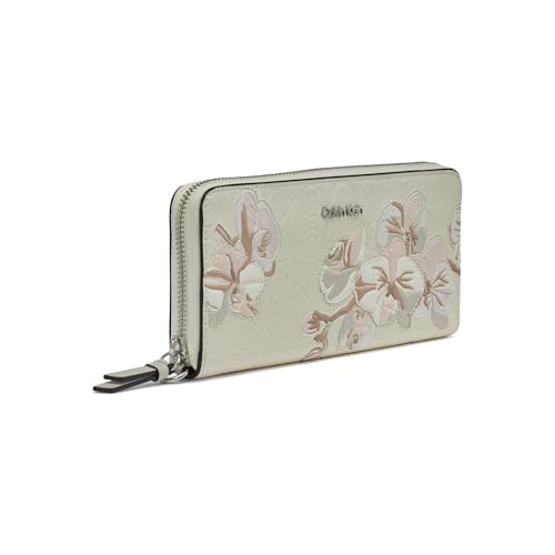 Image of Calvin Klein Women's Key Item Saffiano Continental Zip Around Wallet With Wristlet Strap
