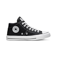 Converse Women's Chuck Taylor All Star Madison Mid Top, Black/Black/White, 8
