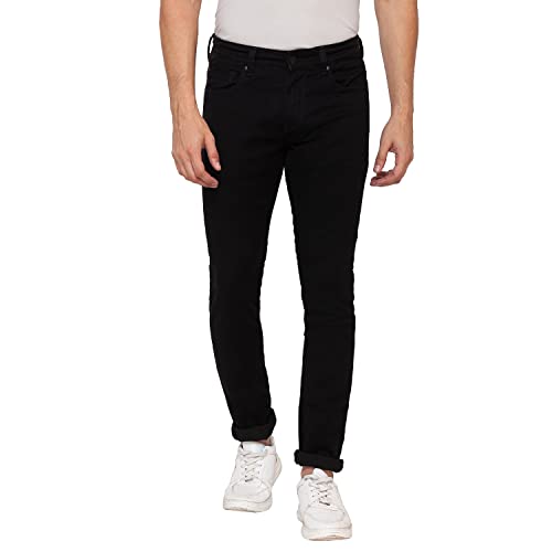 Image of Spykar Raw Men's Mid Rise Slim Fit Jeans