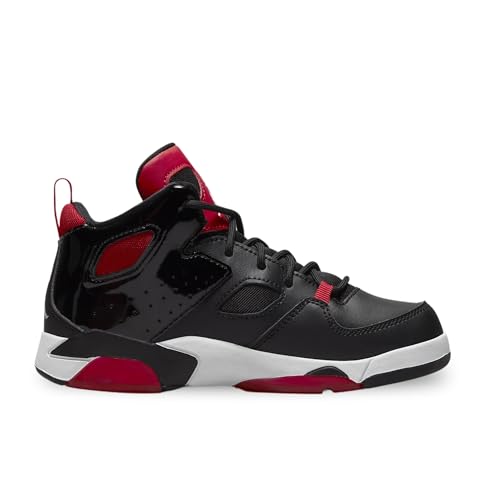 Jordan Flight Club '91 Little Kids' Shoes (DM1686-006, Black/University Red/White) Size 122