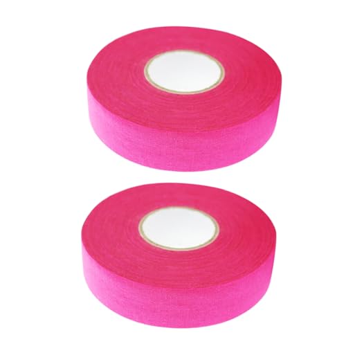 Hemoton 2Pcs Sports Tape for Hockey Sticks Slip Hockey Stick Wrapper for Enhanced Grip and Protection During Practice and Play Rosy