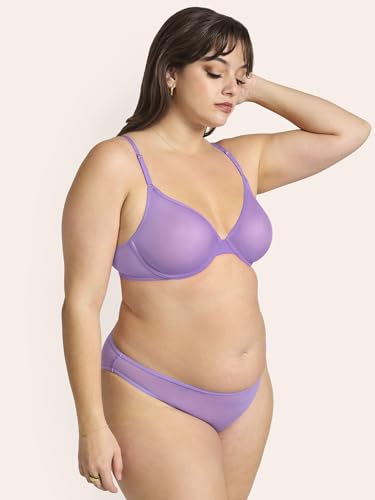 Image of Smart & Sexy Women's Sheer Mesh Demi Underwire Bra - See Through Bras