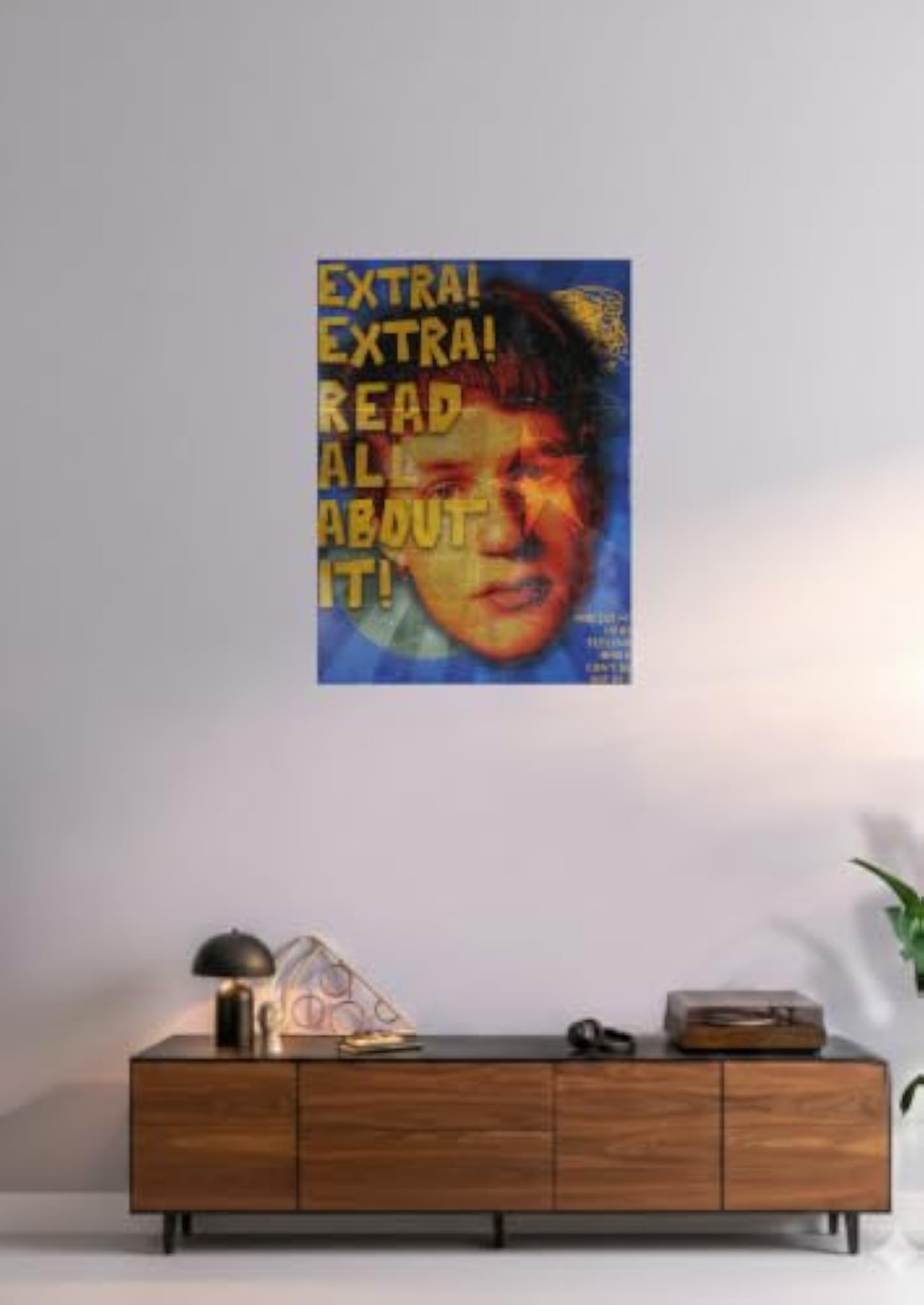 Malcolm Todd Music Poster A4 Size, Self-Adhesive
