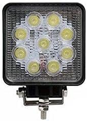 9 LED Square Car Aux Fog Light Assembly Fog Light/Work Light BAR SPOT Beam Off Road Driving LAMP 1 PC-Compatible with Nissan Patrol BZ2538