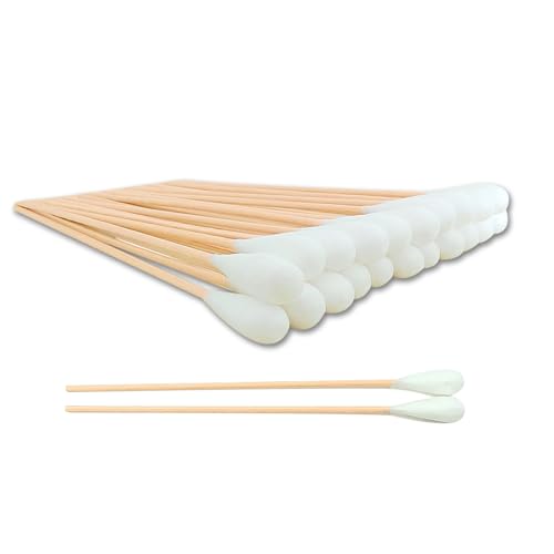 150pcs Large Cotton Swabs 6 Inch Long Large Cotton Buds with Bamboo Handle for Dogs Specifically Designed for Dogs Professional Big Cotton SwabsDogs Ears Large Cotton Swabs