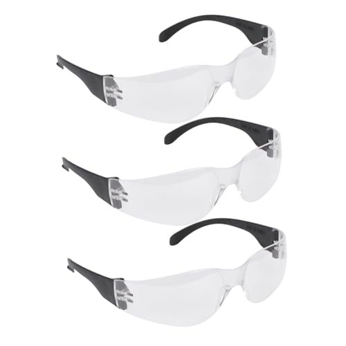 balacoo 3 Pairs Sandproof Motorcycle Glasses Uv Protective Riding Eyewear for Men Women Cycling Glasses Outdoor Sports Eyeglasses