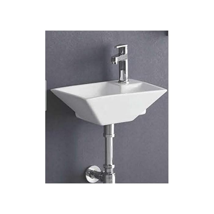 Buy Soyo Zoyo Cera Ceramic Wall Hung Wash Basin Glossy Finish/Wall Hung
