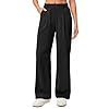Ewedoos Wide Leg Pants Woman Stretchy Work Dress Pants Women Pull on Business Casual Slacks Trousers Fall Outfits 26"/28"