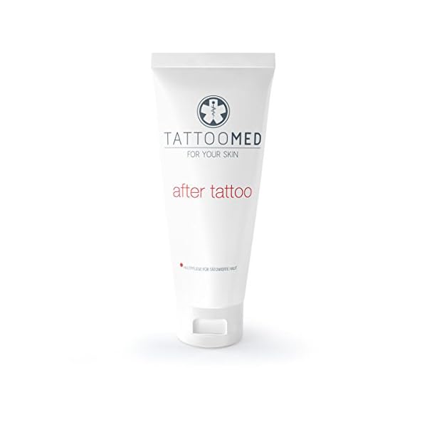 TattooMed Tattoo-Pflege für tätowierte Haut - After Tattoo - 25ml Medizinische Tattoo Crème - Unparfümiert