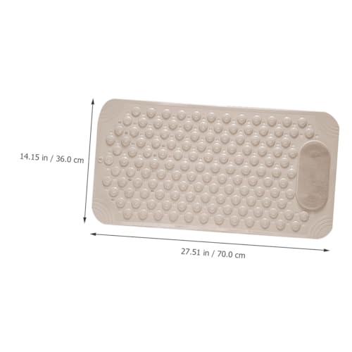 Alfombrilla antideslizante de pies de PVC para ducha con orificios de drenaje 3