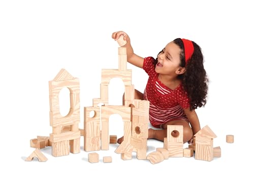 Image of Edushape Wood Like Soft Blocks, 80 Piece