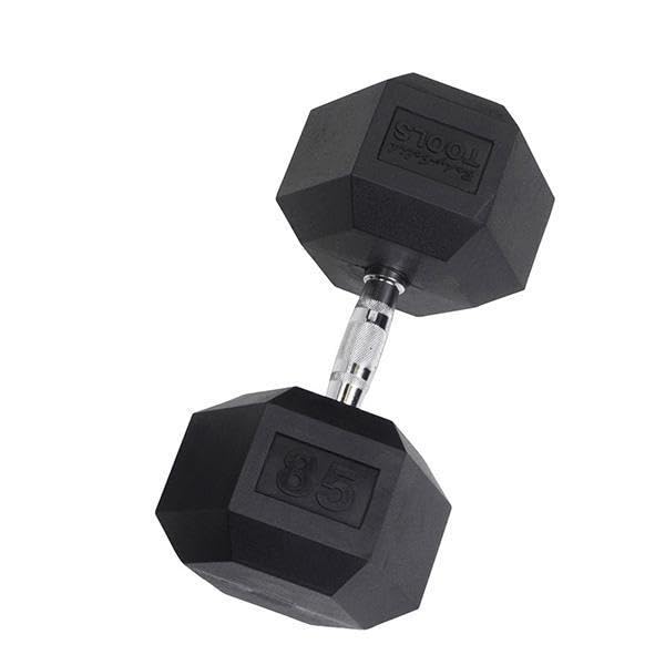 York Rubber Hex Dumbbell (35-125 lb.)