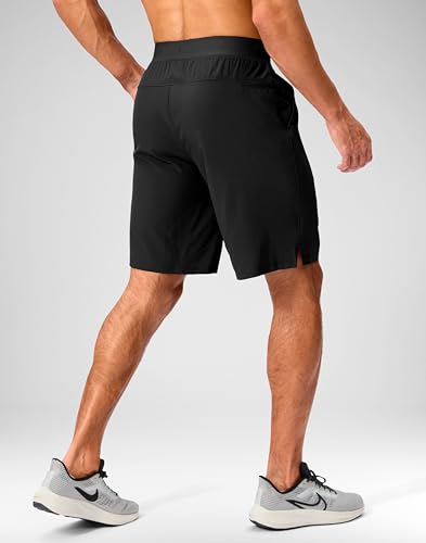 Image of Soothfeel Men's Running Shorts with Zipper Pockets 9 inch / 7 inch / 5 inch Quick Dry Eight Basketball Gym Workout Athletic Shorts
