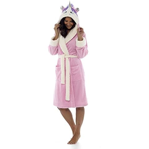 Keanu Girls Unicorn 3D Hooded Gown in Pink Cover