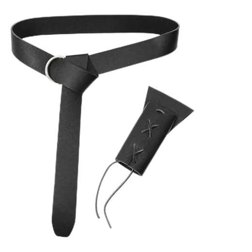 XPEX 1 Pieza Cinturón de caballero con 1 vaina de espada, cinturón pirata de cosplay, accesorios de cuero,Adecuado para juegos de rol de carnaval y Halloween