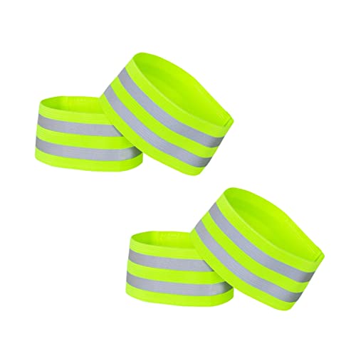 paymali Reflektorbänder Set, elastisch, mit Klettverschluss und starken Reflektorstreifen
