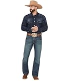 Cinch Men's Carter Relaxed Fit Jean, Medium Stone Wash, 29W x 30L