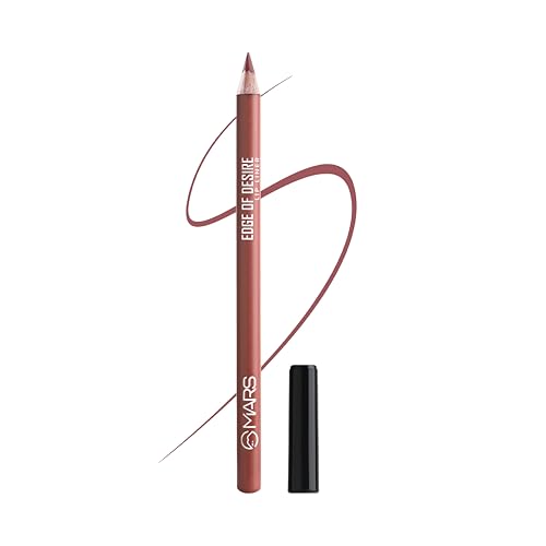 MARS Matte Lip Liner | One Swipe Smooth Application | Long Lasting Lip Pencil (1.4gm) (10-EXOTIC BROWN)