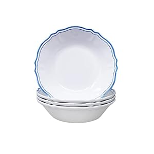 Le Cadeaux Melamine 7.5 Inch Cereal Bowl Set of 4, Maison