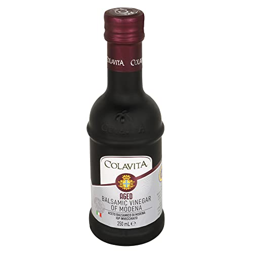 Colavita Aged Balsamic Vinegar Bottle, 250 ml with Colavita 100% Extra Virgin Oil, Cold Production, 25 ml - Image 4 thumbnail