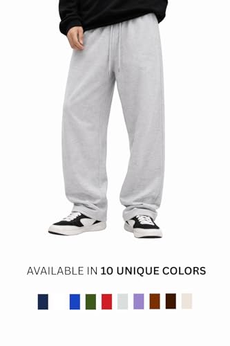 Image of Rockwell Men's Baggy Sweatpants | Cotton Terry Relaxed Fit Joggers for Men | Oversized Streetwear Track Pants | Casual Gym & Everyday Wear| 007
