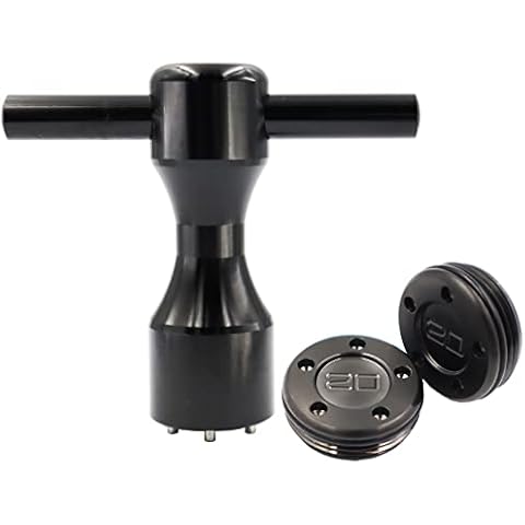 LEZHISNUG 1 Pair 2pcs 20g Golf Custom Putter Weights with black Wrench Kit Compatible with Titleist Scotty Cameron Putters; 20g Golf Club Putter Golf Weights Tool Cover