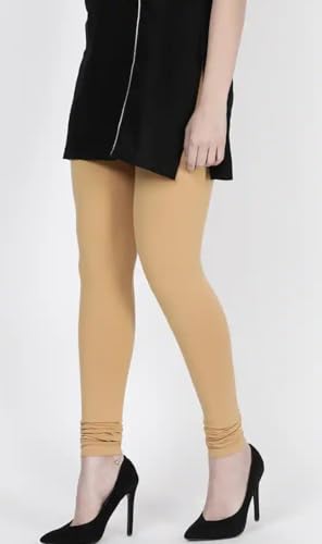 Image of Women Cotton Lycra Leggings Multicolor Pack of 2 Size Chart Waist L 28-30 inch, XL :32 inch, XXL :-34inch,3XL : 36
