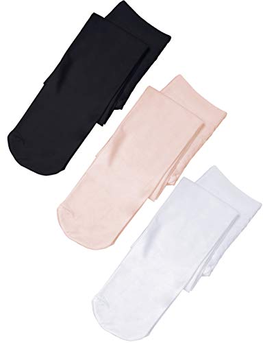 90 Denier Girls Women Ballet Tights Opaque White Pink Black Pantyhose for Dancing