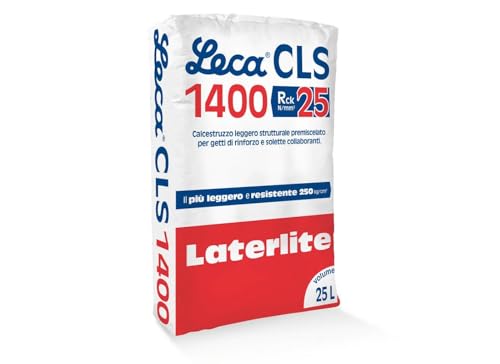LECA 1400 CLS - 10 sacchi da 25 kg - Calcestruzzo strutturale leggero