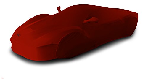 Image of Coverking Custom Fit Car Cover for Select Chevrolet Corvette Models - Satin Stretch (Red)