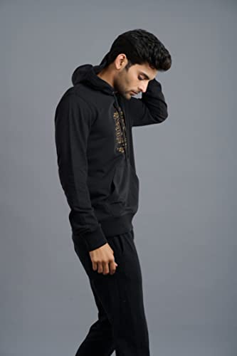Image of Go Devil Regular Fit 100% Cotton Full Sleeves Winter Wear Stylish Trendy Printed Hoodies Sweatshirt for Men /Boys with Pockets for Everyday Use