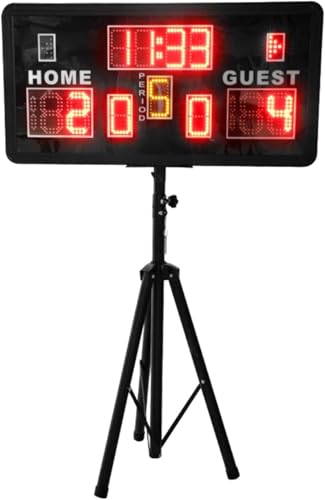 Marcador LED portátil con control remoto para deportes miniatura 3