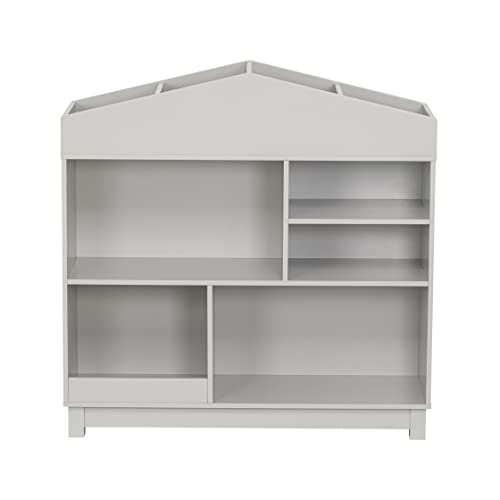 Utex Kids Bookshelf, Wooden Children's Bookcases With Storage, Playhouse Book Shelves Dollhouse Bookcase For Boys And Girls, Gray #TOP7