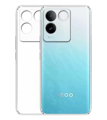Image of Soft Silicone TPU Back Cover Compatible with iQOO Z7 Pro 5G / Vivo T2 Pro 5G, Transparent