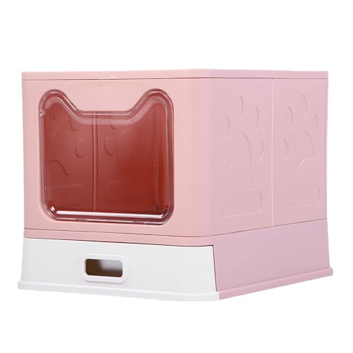 Caja de arena plegable para gato de acero inoxidable miniatura 2