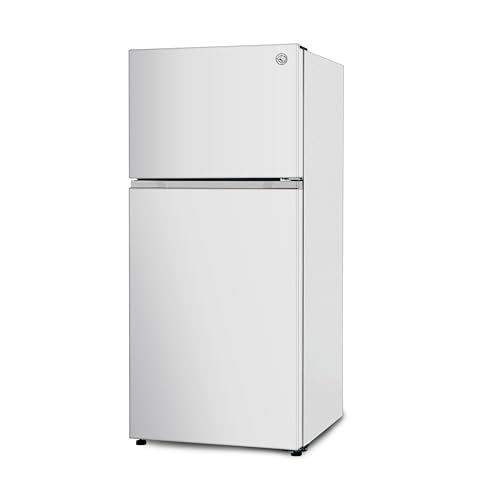 Commercial Cool 20 Cu. Ft. Top Mount Refrigerator with Freezer, 2-Door Refrigerator with Top Freezer and Adjustable Temperature Control, Ice Maker Ready, Energy Star Certified, White