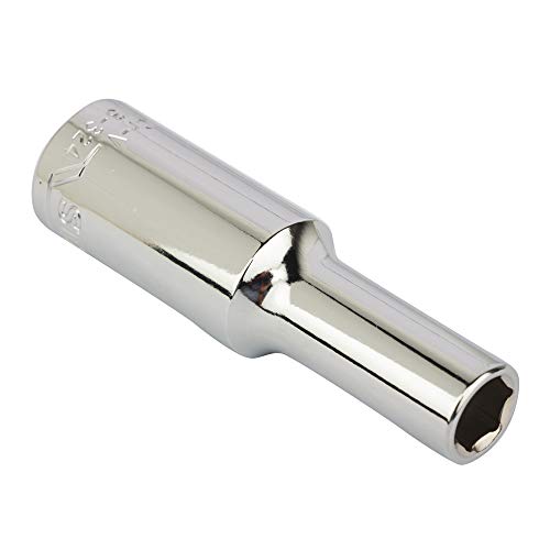 Image of STANLEY STMT73324-8B 1 /2-inch 10mm Chrome Vanadium Steel 6 Point Deep Socket (Silver)