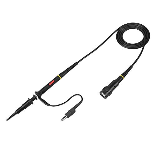 Sonde, 200Mhz Oscilloscope Sonde Clip Portée Test BNC Sonde d'extrémité P2200 Noir avec Kits D'outils de Réglage, Sondes D'oscilloscope Cover