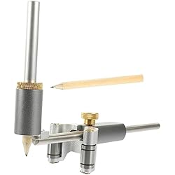 Lurrose 1 Pc Escriba Multi Herramientas Madera Precisión Lineal Raspador De Marcas De Madera Herramienta De Línea Paralela Corredizo Carpintero Aleación De Aluminio Multifunción Brújulas