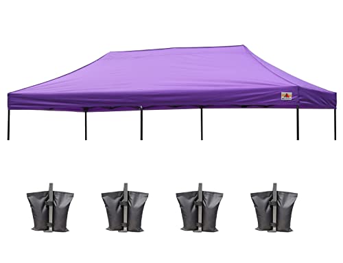 Image of ABCCANOPY Replacement Canopy Top for Pop Up Canopy Tent 10x20 Purple