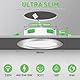 ALUSSO LED Einbaustrahler 230V Flach Spots 68mm, 3WT 4W 6W 8W 3CCT 3000K Warmweiß 4000K Neutralweiß 6500K Kaltweiß IP44 Einbauleuchten für Badezimmer Küche Wohnzimmer, 10er Set