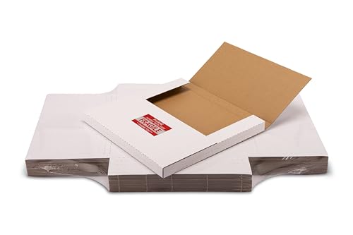 Kayritonz Vinyl Record Mailers, 12.8x12.8x1 inch Corrugated Cardboard Album Shipping Boxes for...