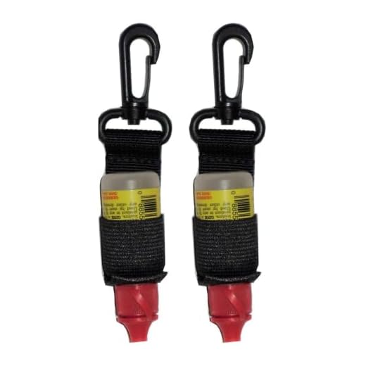 Mt. Sun Gear - Dry Fly Fishing Floatant Caddy Holder, Floatant Bottle Holder, Attach to Fishing Vest, (2)