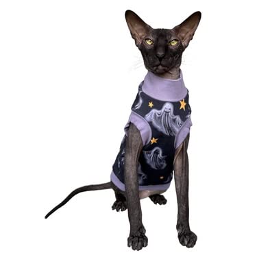 Kotomoda Cat's Turtleneck Ghost for Sphynx and naked cats (X-Large