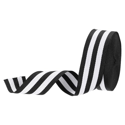 PATIKIL Geschenkband Hochzeit 9.14m, 30mm Breit Schleifenband, Gestreiftes Satinband für...