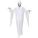 NET TOYS Costume Fantasma per Bambini Bianco Travestimento Scream - 6 - 8 Anni