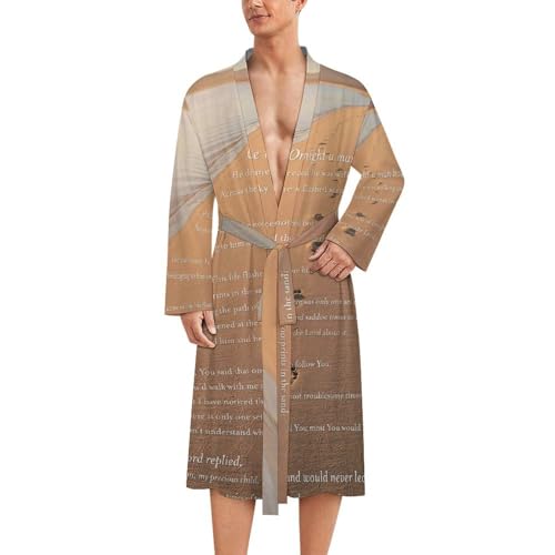 Hot Dog Polyester Four-Way Stretch Bathrobe，Adjustable Tie, Quick-Drying And Custom Pattern, Ideal