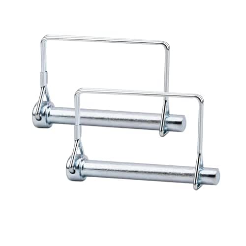 2 Pack 3/8x4inch Trailer Coupler Pin, Heavy Duty Hitch Pin