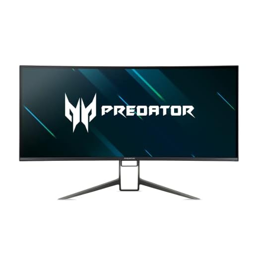 Acer Predator X38 Sbmiiphzx 38" 2300R Curved UWQHD+ 3840 x 1600 IPS Gaming Monitor | NVIDIA G-SYNC Ultimate | NVIDIA Reflex Latency | Up to 175Hz | Up to 0.3ms | DCI-P3 98% | DP & 2 x HDMI 2.0